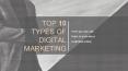 Top 10 types of digital marketing PowerPoint PPT Presentation