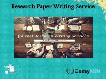 Avail Research Paper Writing Service from EssayMin