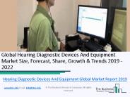 Global Hearing Diagnostic Devices Market 2019