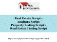 Real Estate Script - Realtors Script PowerPoint PPT Presentation