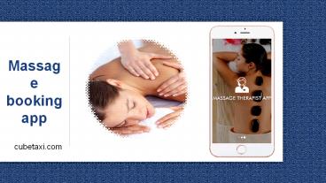 Massage Booking App