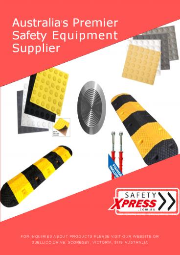 Speed Humps & Tactile Indicators for Traffic Management