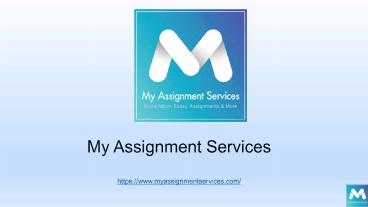 My Assignment Services (1)