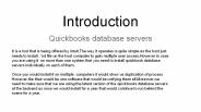 Quickbook database servers (1)