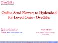 Online Send Flowers to Hyderabad for Loved Ones - OyeGifts PowerPoint PPT Presentation