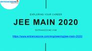 JEE Main 2020 Updates
