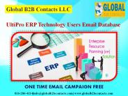 UltiPro ERP Technology Users Email Database 