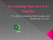 Accounting Services Los Angeles- Qbcure