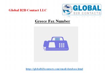 Greece Fax Number