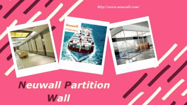 Automatic Movable Wall And  Vertical Folding Walls