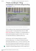 thuoc norditropin 15mg somatropin PowerPoint PPT Presentation
