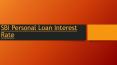 State Bank of India Personal Loan
