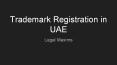 trademark registration UAE PowerPoint PPT Presentation
