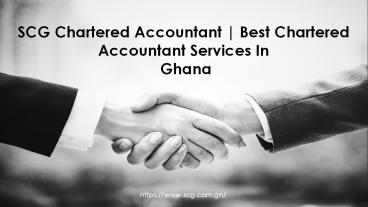.SCG - Accounting firms in Ghana| Best chartered accountants