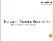 Emagine People Solutions- Manpower Consultancy