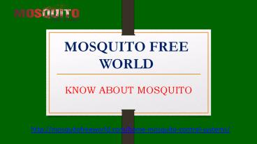 Home Mosquito Control|Home Mosquito Control Systems