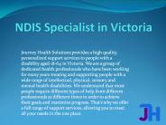 NDIS Specialist in Victoria