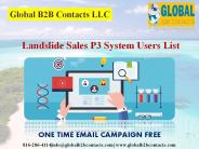 Landslide Sales P3 System Users List