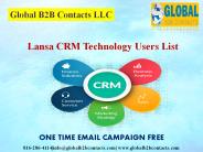 Lansa CRM Technology Users List