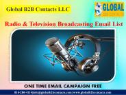 Radio & Television Broadcasting Email List