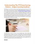 Understanding The PTE Exam Scoring Pattern - Avigna Learning Academy PowerPoint PPT Presentation