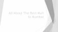 All About The Best Mall In Mumbai PowerPoint PPT Presentation