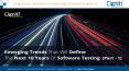 Emerging Trends That Will Define the Next 10 Years of Software Testing [Part-1] PowerPoint PPT Presentation