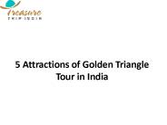 5 Attractions of Golden Triangle Tour in India (1)