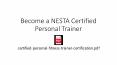 Become a NESTA Certified Personal Trainer PowerPoint PPT Presentation