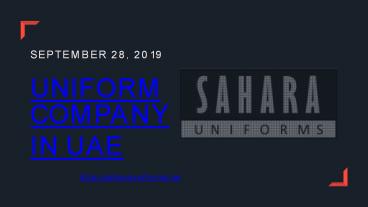 Best Uniform Tailoring in Dubai – Sahara Uniforms