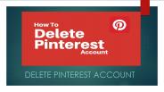 Delete pinterest Account