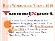 Best Wordpress Theme 2019