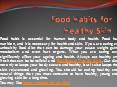 Food habits to get Healthy Skin Naturally PowerPoint PPT Presentation