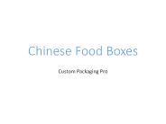 Chinese Food Boxes