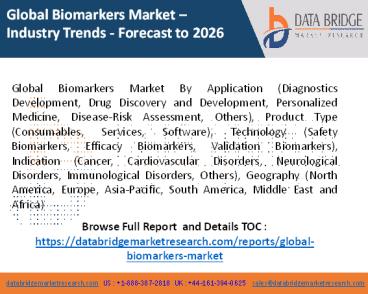 Global Biomarkers Market