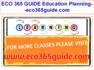 ECO 365 GUIDE Education Planning--eco365guide.com