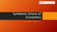 Best Economics College in India - SSE PowerPoint PPT Presentation