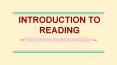 Introduction to reading and reviews on10 must read books PowerPoint PPT Presentation