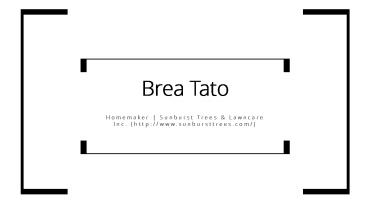 Brea Tato - An Organized Homemaker