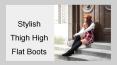 Stylish Thigh High Flat Boots by XY London PowerPoint PPT Presentation
