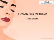 Growth Oils for Brows