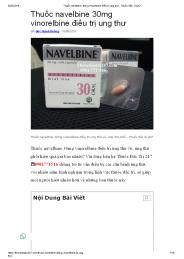 thuoc navelbine 30mg vinorelbine