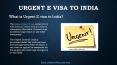 Apply for the Indian Urgent E visa PowerPoint PPT Presentation