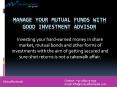 Manage your Mutual Funds with Good Investment Advisor PowerPoint PPT Presentation