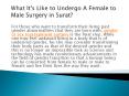 What It's Like to Undergo A Female to Male Surgery in Surat? PowerPoint PPT Presentation