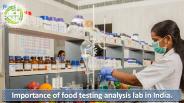 IMPORTANCE OF FOOD AND WATER RESEARCH
