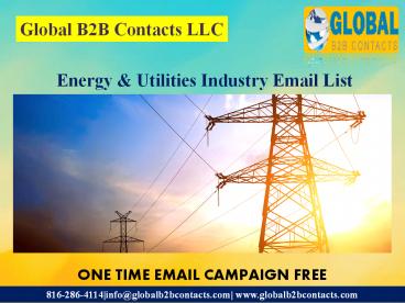 Energy & Utilities Industry Email List (1)