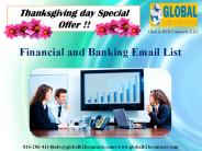 Financial and Banking Email List