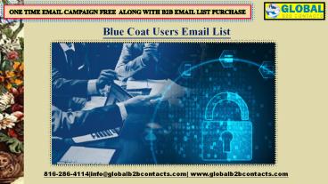 Blue Coat Users Email List