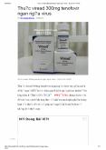 thuoc viread 300mg tenofovir PowerPoint PPT Presentation